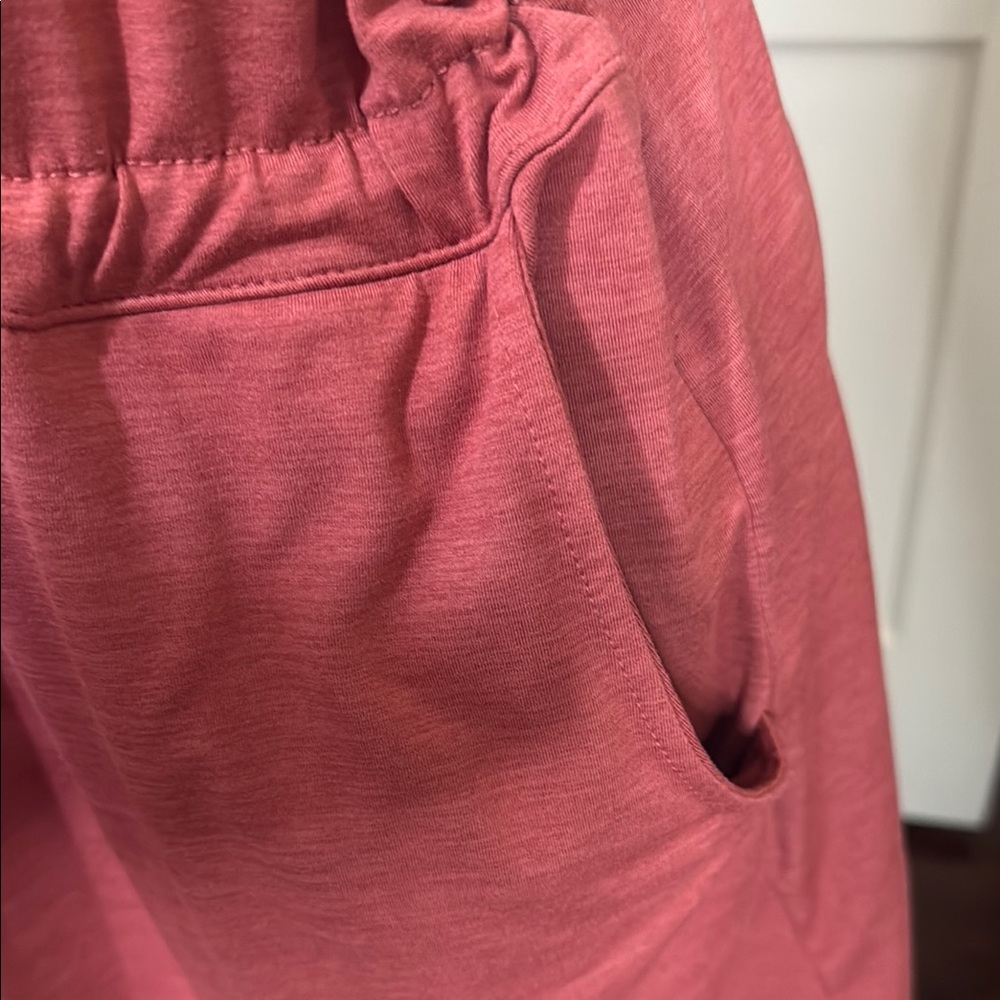 NWOT RUSTYRed Midi Dress with Tie Waist and Sleeveless Design - Picture 5 of 9